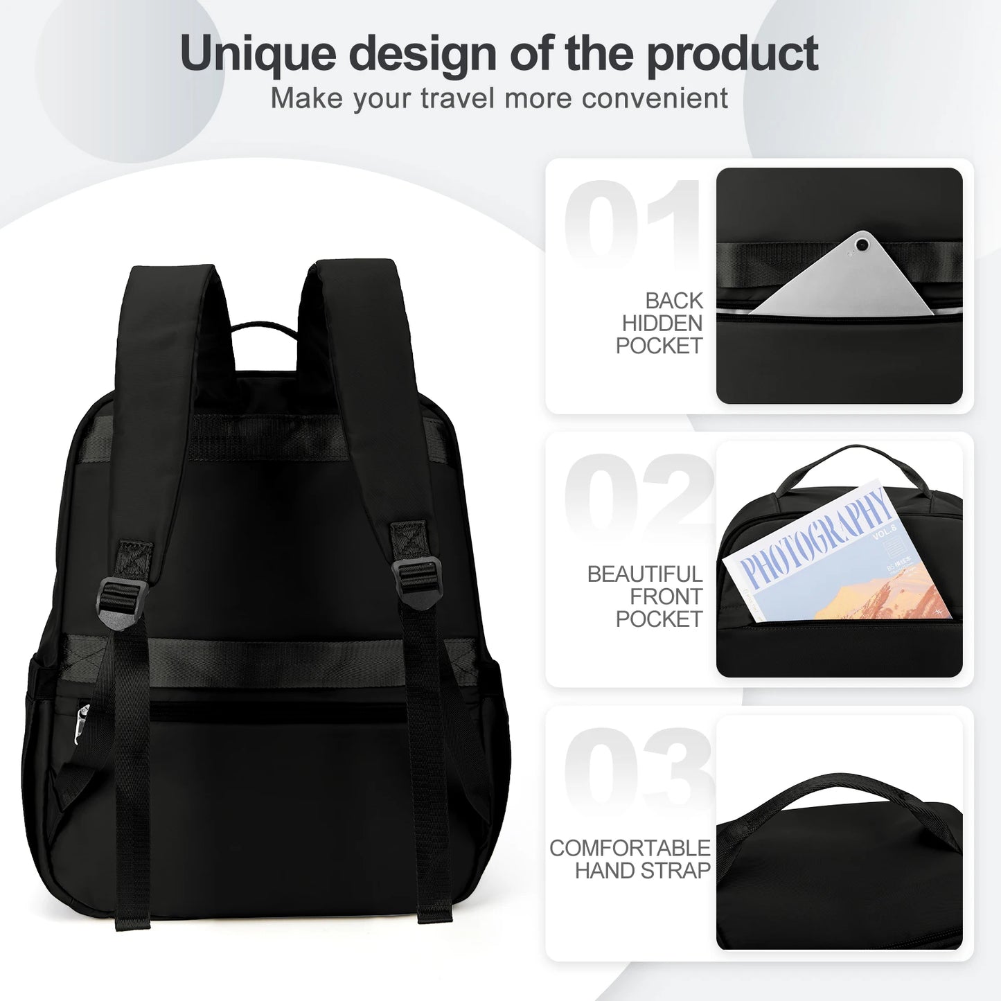 Compact Travel Backpack