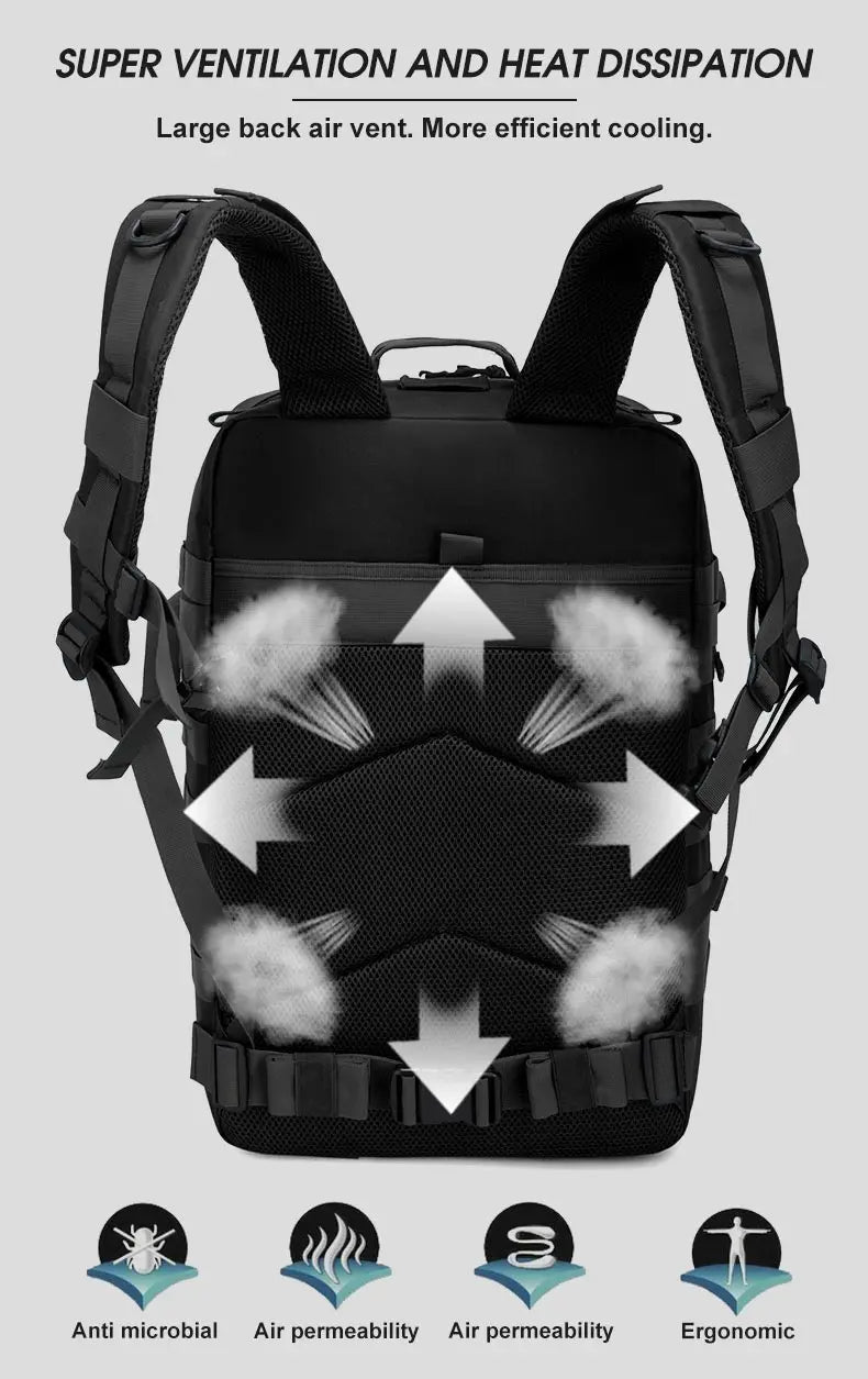 Military-Style Tactical Backpack