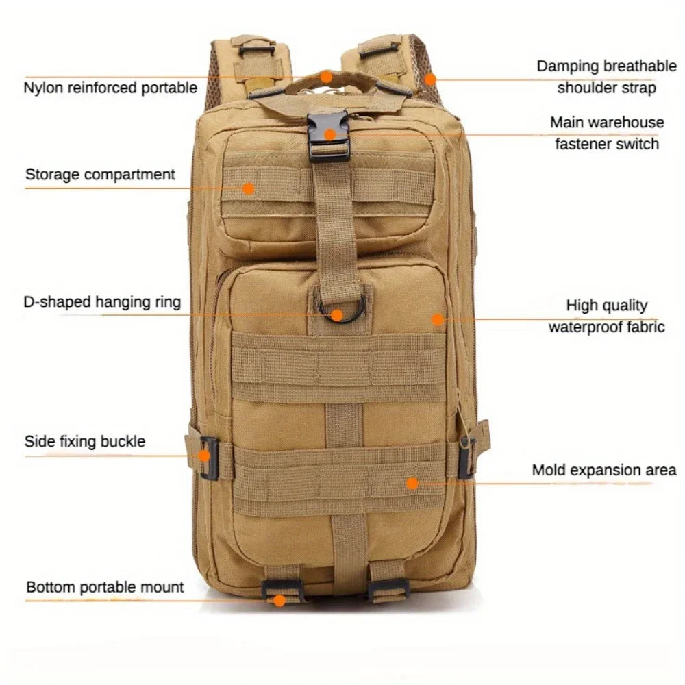 Military Camouflage Backpack