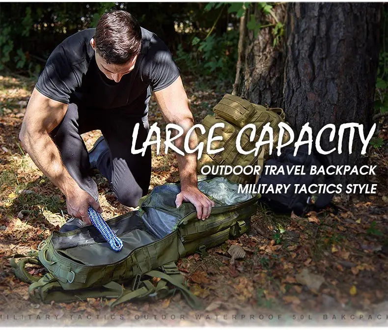 Military-Style Tactical Backpack