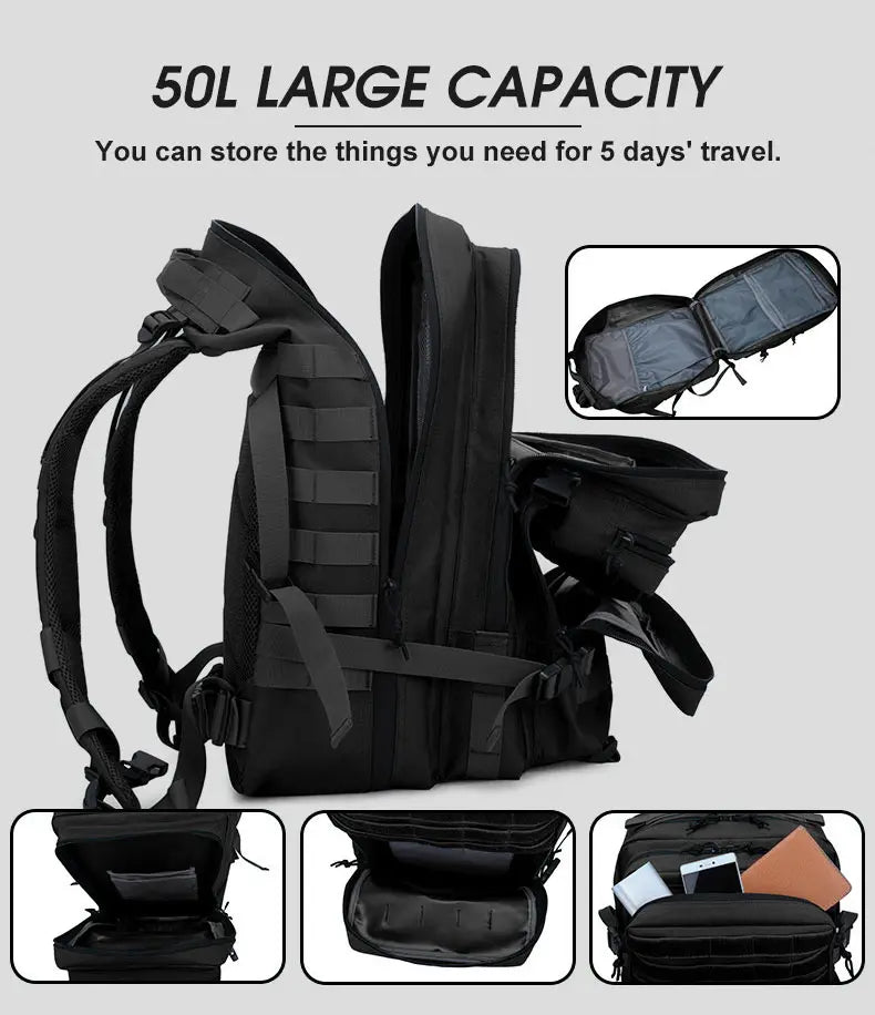 Military-Style Tactical Backpack