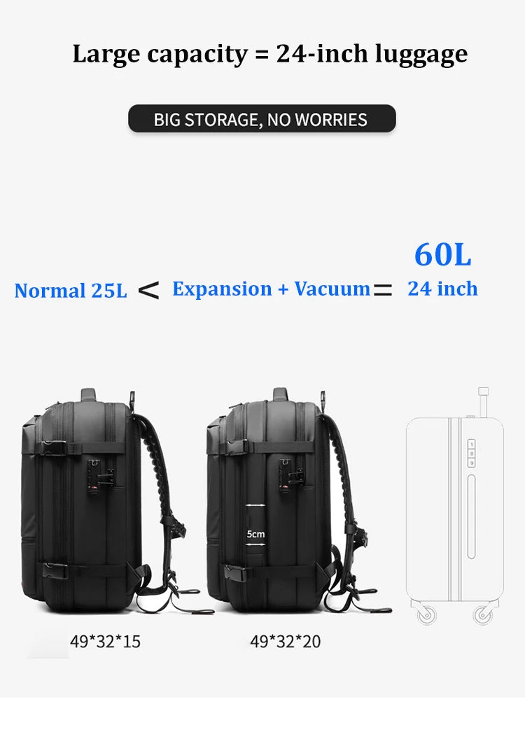 Vacuum Compression Backpack