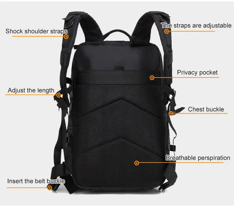 Military-Style Tactical Backpack